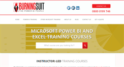 Desktop Screenshot of burningsuit.co.uk